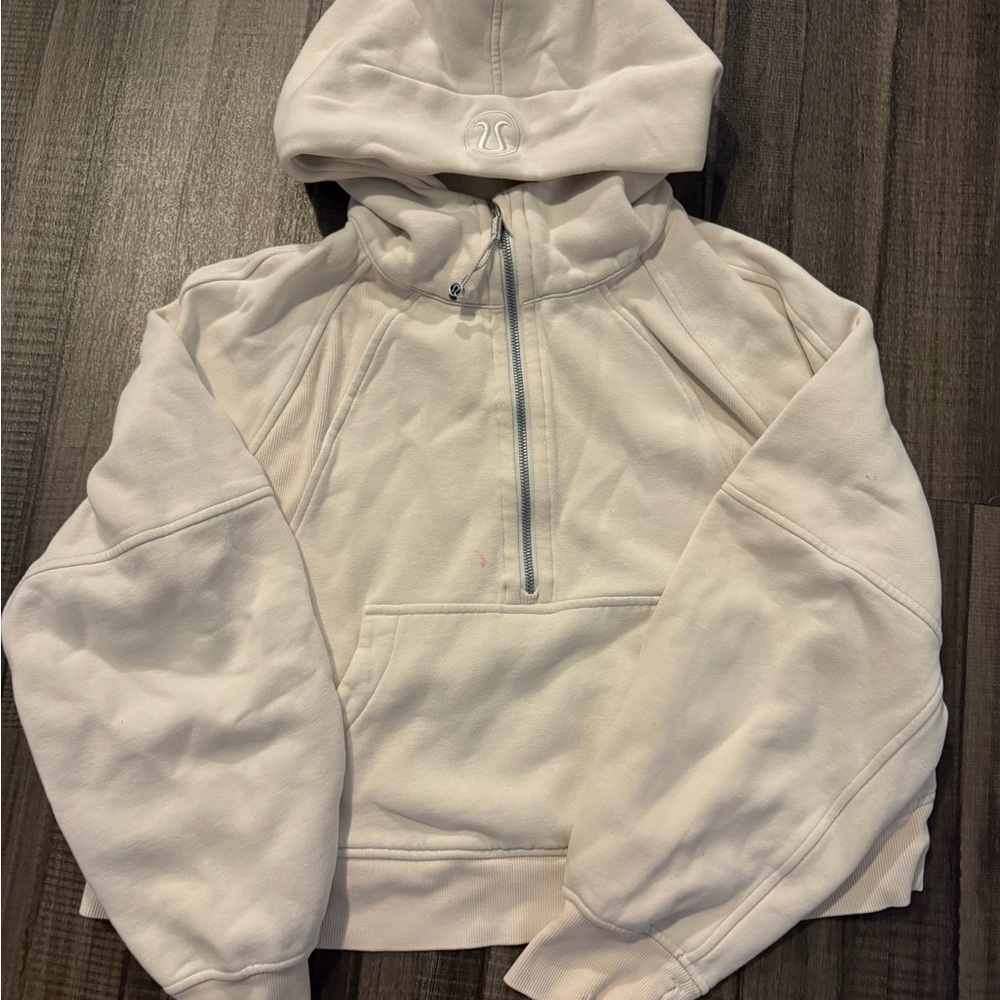 lululemon athletica Cream Hoodie Jacket